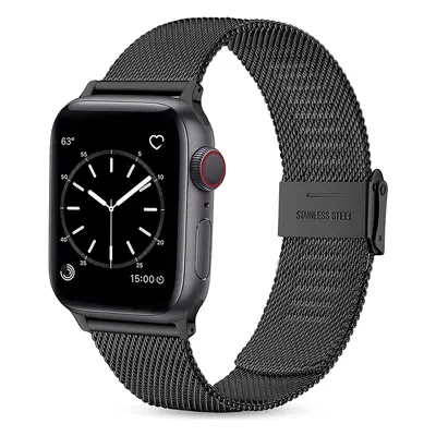 4wrist Milánský tah pro Apple Watch - Black 42/44/45/49 mm