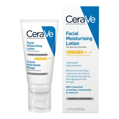 CeraVe Denní hydratační krém SPF 50 (Facial Moisturising Lotion) 52 ml