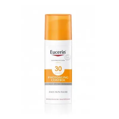 Eucerin Emulze na opalování proti vráskám Photoaging Control SPF 30 (Sun Fluid) 50 ml