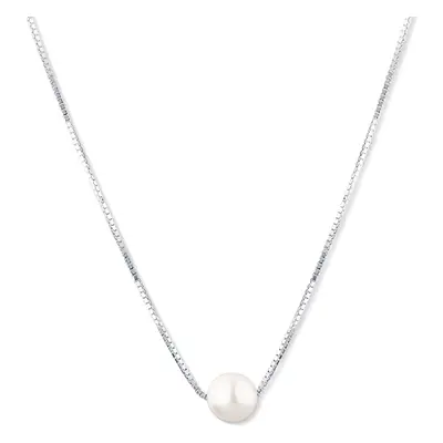 JwL Luxury Pearls Stříbrný náhrdelník s mořskou japonskou perlou Akoya JL0800