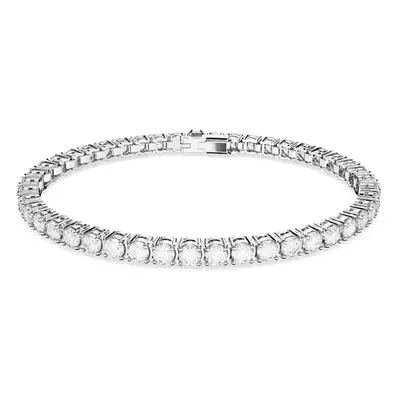 Swarovski Nadčasový náramek s krystaly Matrix Tennis 5648937 19 cm