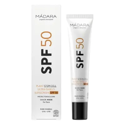 MÁDARA Krém na opalování na obličej Plant Stem Cell Ultra-Shield Sunscreen SPF 50 40 ml