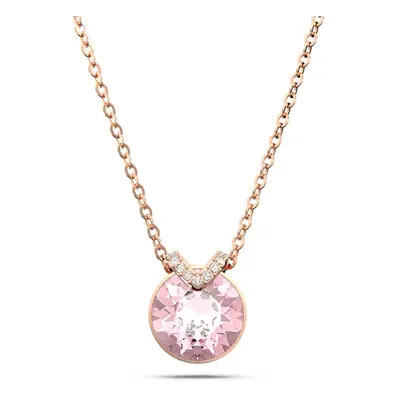 Swarovski Třpytivý bronzový náhrdelník Bella 5662088