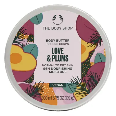 The Body Shop Tělové máslo pro normální až suchou pokožku Love & Plums (Body Butter) 200 ml