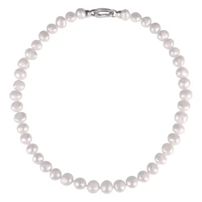 JwL Luxury Pearls Perlový náhrdelník z barokních perel a zirkony JL0597