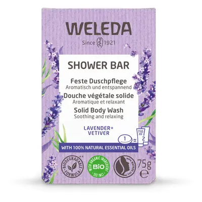 Weleda Levandulové relaxační mýdlo Lavender + Vetiver (Shower Bar) 75 g