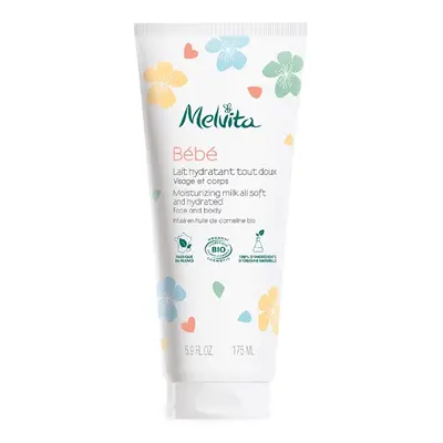 Melvita Hydratační tělové mléko pro děti Bébé (Moisturizing Milk All Soft and Hydrated) 175 ml