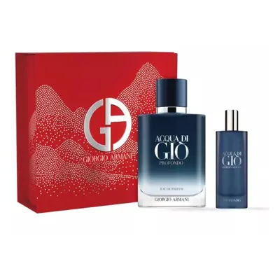 Giorgio Armani Acqua Di Giò Profondo - EDP 100 ml (plnitelná) + EDP 15 ml