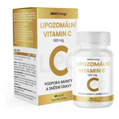 MOVit Energy Lipozomální Vitamin C 500 mg 60 kapslí