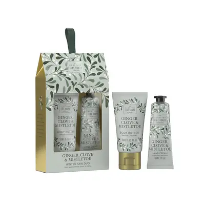 Scottish Fine Soaps Dárková sada péče o tělo Winter Skin Zázvor, Hřebíček & Jmelí