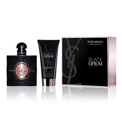 Yves Saint Laurent Black Opium - EDP 50 ml + tělová emulze se třpytkami 50 ml