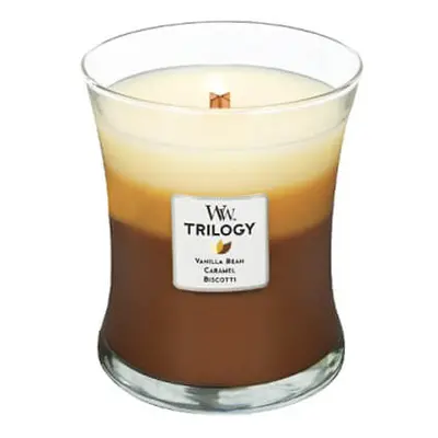 WoodWick Vonná svíčka Trilogy Cafe Sweets 275 g