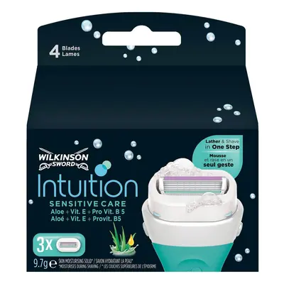 Wilkinson Sword Náhradní hlavice Wilkinson Intuition Naturals Sensitive 3 ks