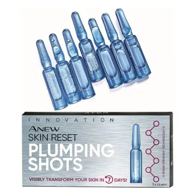 Avon Vyplňující pleťové ampulky Anew Skin Reset Plumping Shots 7 x 1,3 ml