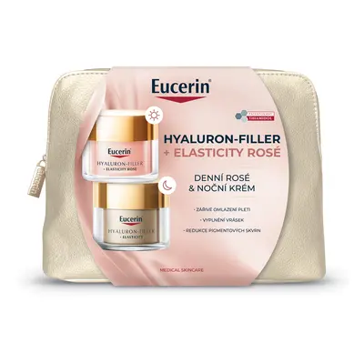 Eucerin Dárková sada Hyaluron-Filler + Elasticity Rosé