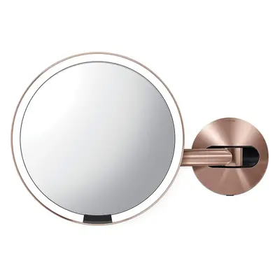 Simplehuman Kosmetické zrcátko na zeď se sensorem Rose Gold