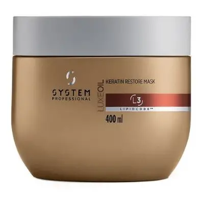 System Professional Obnovující maska s keratinem LuxeOil Keratin (Restore Mask) 400 ml