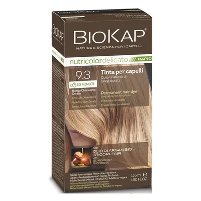 Biokap BIOKAP DELICATO RAPID barva na vlasy - 9.3 Světlá zlatá blond 135 ml