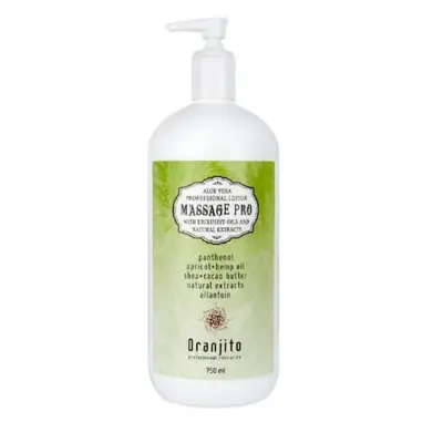 Oranjito Masážní mléko s Aloe Vera (Massage Pro) 750 ml