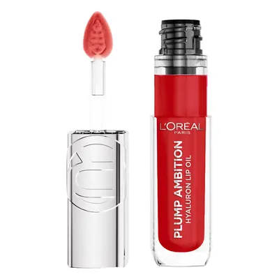 L´Oréal Paris Hydratační lesk na rty Plump Ambition (Hyaluron Lip Oil) 5 ml 380 Rouge in Love