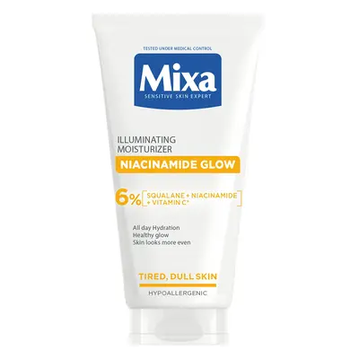 Mixa Rozjasňující krém poskytující až 48H hydratace Niacinamide Glow 50 ml