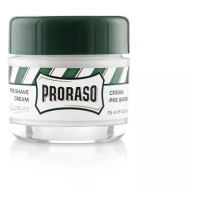 Proraso Cestovní osvěžující krém před a po holení Green Eukalyptus (Pre-Shave Cream) 15 ml