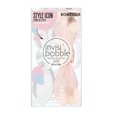 Invisibobble Gumička do vlasů s mašlí Bowtique Duo Nordic Breeze Summer Lemming Go ks