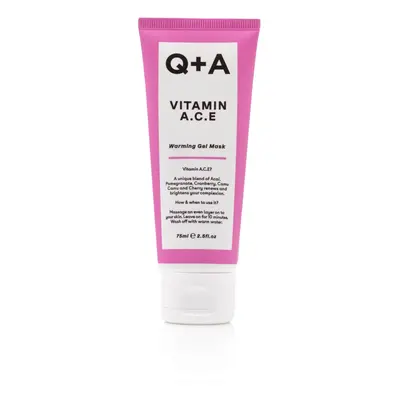 Q+A Antioxidační maska s vitamíny A, C, E (Warming Gel Mask) 75 ml