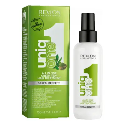 Revlon Professional Bezoplachová péče ve spreji se zeleným čajem Uniq One Green Tea (All In One 