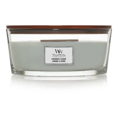 WoodWick Vonná svíčka loď Lavender & Cedar 453,6 g