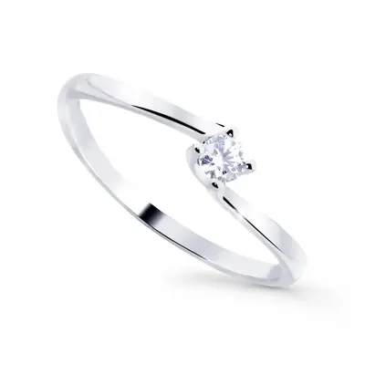 Cutie Diamonds Půvabný zásnubní prsten ze zlata s diamantem DZ8013-10-X-2 63 mm