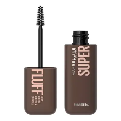 Maybelline Gel na obočí pro plný a nadýchaný vzhled Superfluff (Brow Mousse) 5 ml 260 Deep Brown