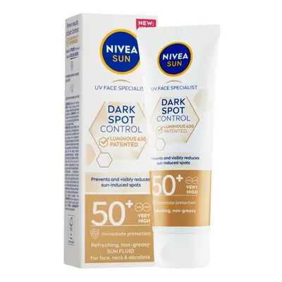 Nivea Pleťový krém na opalování OF 50+ Sun Dark Spot Control Luminous 630 (Sun Fluid) 40 ml