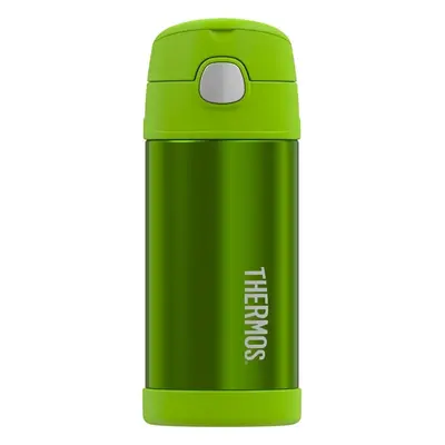 Thermos FUNtainer Dětská termoska s brčkem - limetková 355 ml