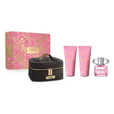 Versace Bright Crystal - EDT 90 ml + tělové mléko 100 ml + sprchový gel 100 ml + kosmetický kufř