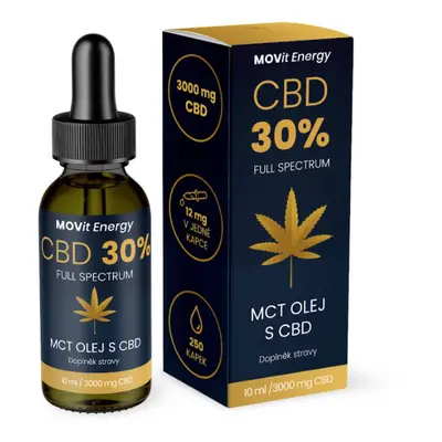 MOVit Energy CBD 30% Full Spectrum MCT olej 10 ml