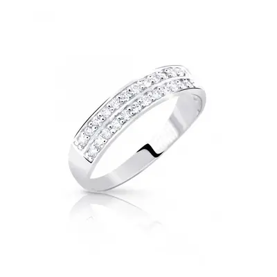 Cutie Diamonds Prsten z bílého zlata se třpytivými diamanty DZ8037-10-X-2 64 mm