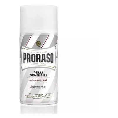 Proraso Cestovní pěna na holení pro citlivou pokožku White Zelený čaj (Shaving Foam) 50 ml