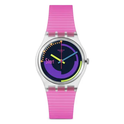 Swatch Neon Pink Podium SO28K111