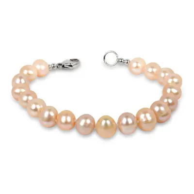 JwL Luxury Pearls Náramek z pravých lososových perel JL0142