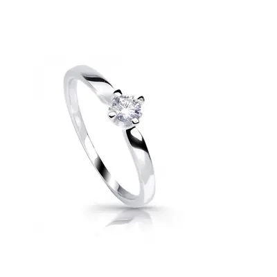 Cutie Diamonds Krásný zásnubní prsten z bílého zlata s diamantem DZ6898-4041-10-X-2 66 mm