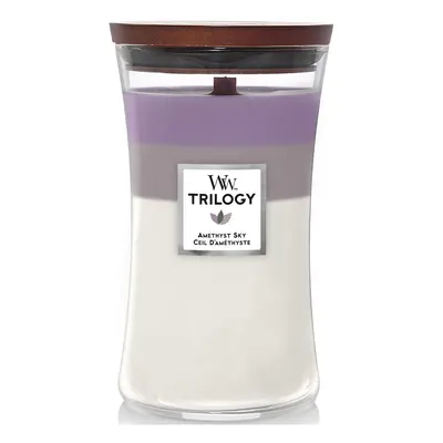 WoodWick Vonná svíčka velká Trilogy Amethyst Sky 609,5 g