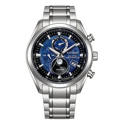 Citizen Tsukiyomi Moonphase Eco-Drive Radio Controlled Super Titanium BY1010-81L