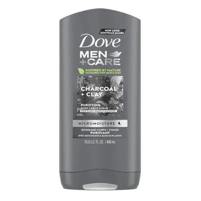 Dove Sprchový gel pro muže Men+Care Charcoal & Clay (Body And Face Wash) 400 ml