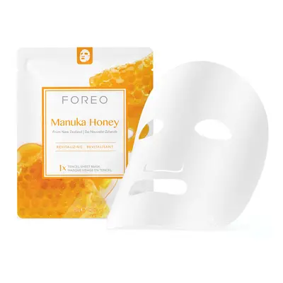 Foreo Oživující plátýnková maska pro zralou pleť Manuka Honey (Revitalizing Sheet Mask) 3 x 20 g