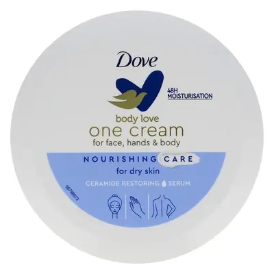 Dove Vyživující krém na obličej a tělo pro suchou pokožku Body Love (Nourishing Care) 250 ml