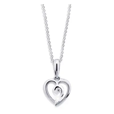 Cutie Jewellery Romantický přívěsek z bílého zlata Z6298-1609-40-10-X-2