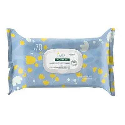 Klorane Jemné čisticí ubrousky pro děti od narození s měsíčkem (Gentle Cleansing Wipes) 70 ks