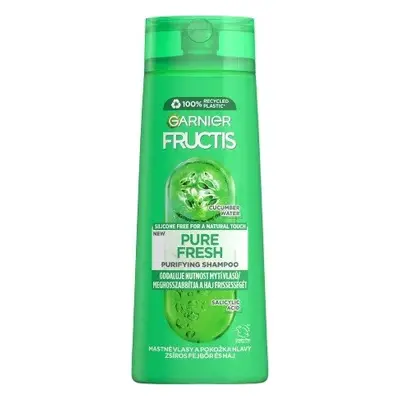 Garnier Posilující šampon na rychle se mastící vlasy Fructis (Pure Fresh Purifying Shampoo) 400 