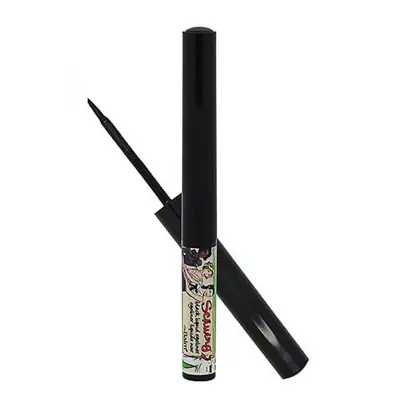 theBalm Dlouhotrvající tekuté oční linky Schwing Matte Black Liner 1,7 ml